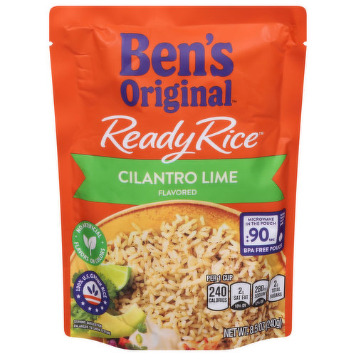 Ben's Original Ready Rice, Cilantro Lime Flavored