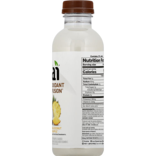 Bai Antioxidant Beverage, Puna Coconut Pineapple