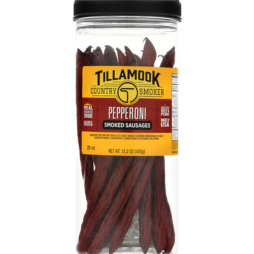 Tillamook Country Smoker Smoked Sausages, Pepperoni