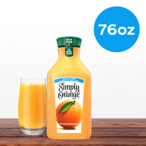 Simply  Orange Juice Calcium Bottle