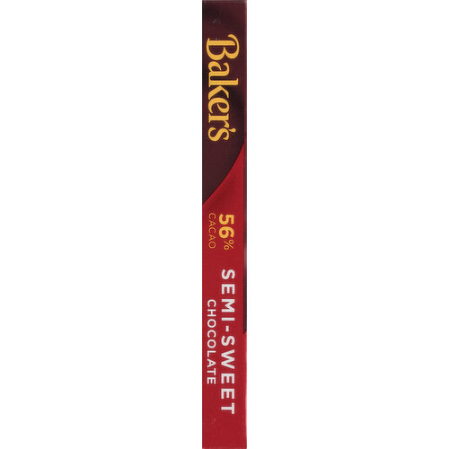 Baker's Baking Bar, Premium, Semi-Sweet Chocolate