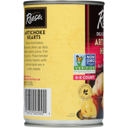 Reese Artichoke Hearts, Delicious, Medium