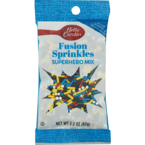 Betty Crocker Fusion Sprinkles, Superhero Mix