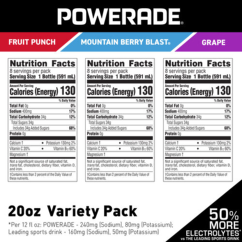 Powerade  Variety Pack Sports Drink