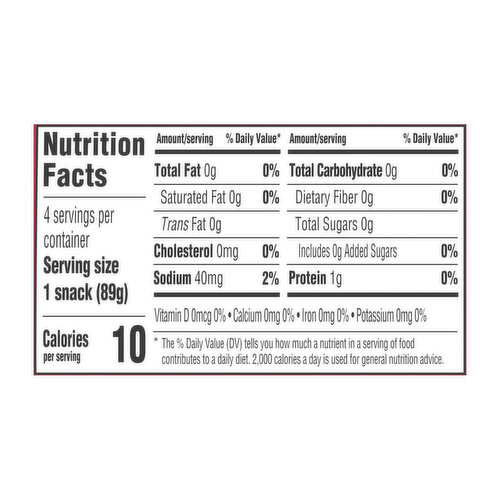 Jell-O Gelatin Snacks, Low Calorie, Zero Sugar, Cherry