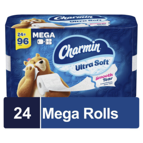 Charmin Charmin Ultra Soft Toilet Paper 24 Mega Rolls