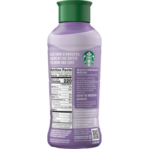 Starbucks White Chocolate Mocha Espresso Beverage