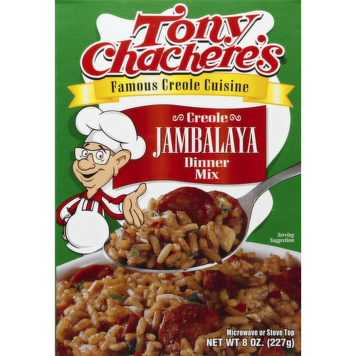 Tony Chachere's Dinner Mix, Jambalaya, Creole