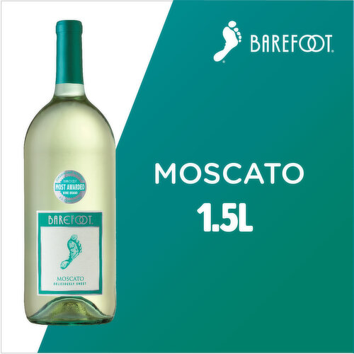 Barefoot Cellars Moscato White Wine 1.5L Bottle 