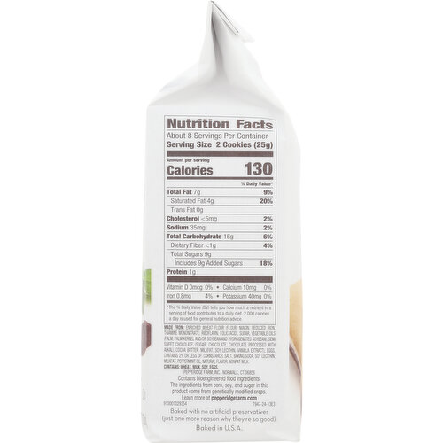 Pepperidge Farm Cookies, Mint Chocolate