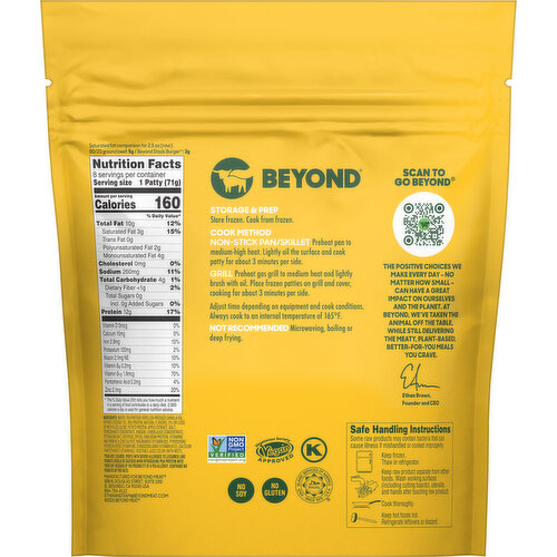 Beyond Plant-Based Stack Burger Patties