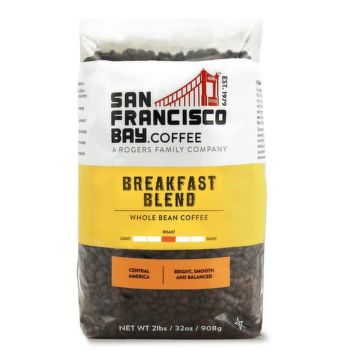 San Francisco Bay Breakfast Blend Whole Bean