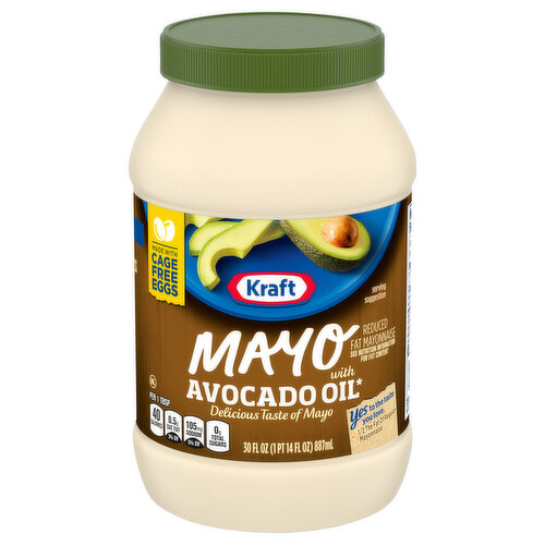 Kraft Mayo, with Avocado Oil, Reduced Fat