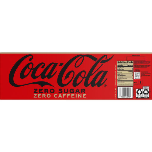 Coca-Cola Zero Sugar Caffeine-Free Soda Soft Drink