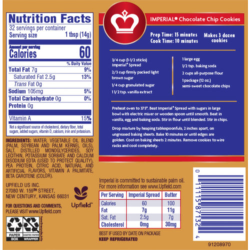 Imperial Vegetable Oil Spread, 48%