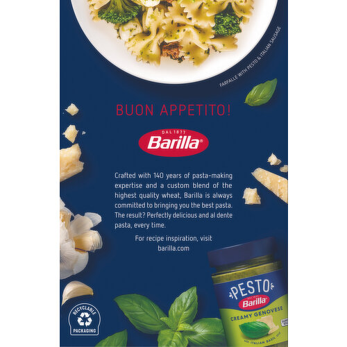 Barilla Farfalle - Non-GMO Pasta Made with Durum Wheat Semolina & Kosher Certified Pasta