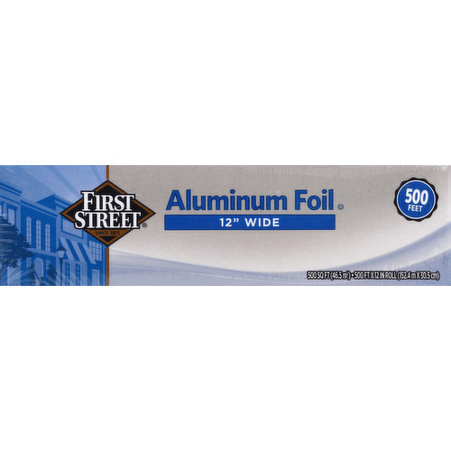 First Street Aluminum Foil, 12 inch Wide