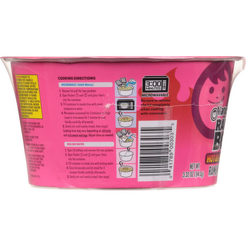 Maruchan Ramen Bowl, Hot & Spicy Shrimp Flavor