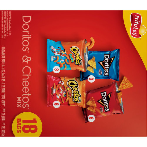 Frito Lay Snacks, Doritos & Cheetos Mix