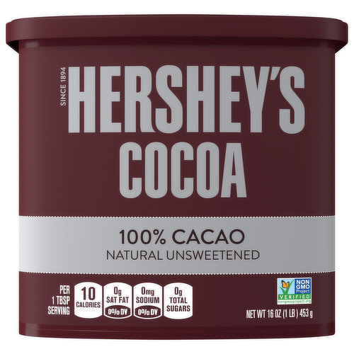 Hershey's Cocoa, Natural, Unsweetened