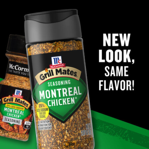 McCormick 25% Less Sodium Montreal Chicken Seasoning