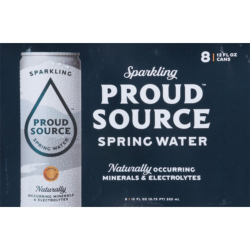 Proud Source Spring Water, Sparkling