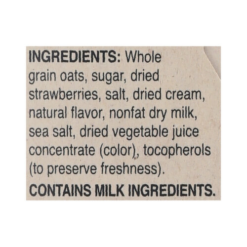 Quaker Oatmeal, Instant, Strawberries & Cream