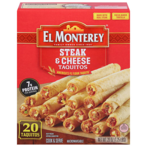 El Monterey Taquitos, Steak & Cheese