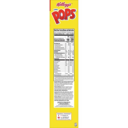 Corn Pops Breakfast Cereal, Original, Family Size