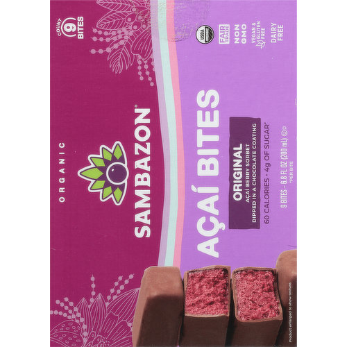 Sambazon Acai Bites, Organic, Original