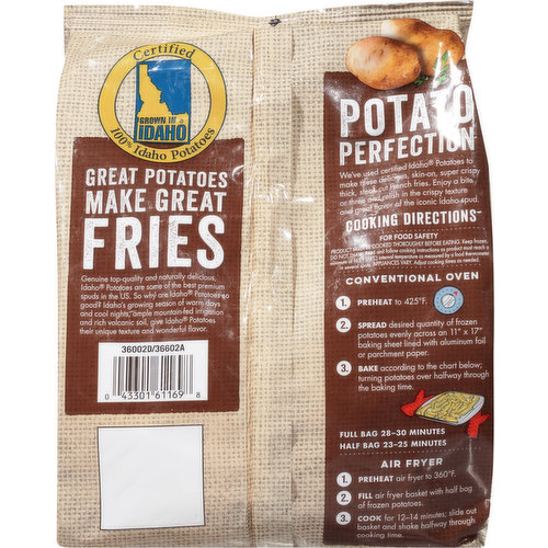 Lamb Weston Fries, Steak Cut, Super Crispy