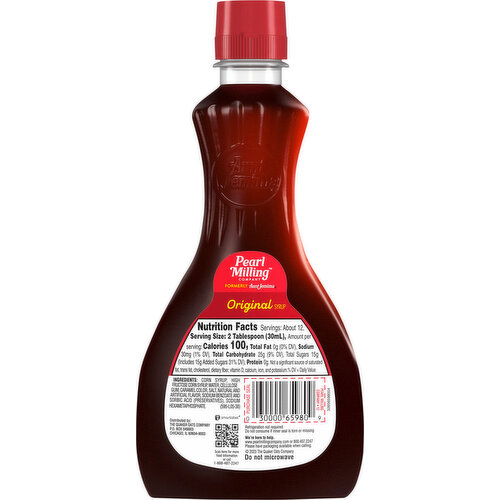 Pearl Milling Company Syrup, Original