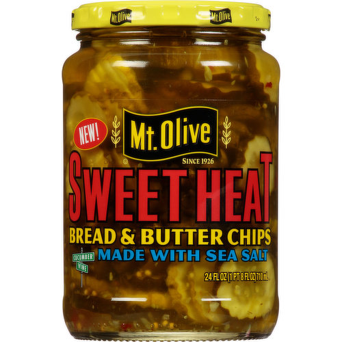 Mt Olive Bread & Butter Chips, Sweet Heat