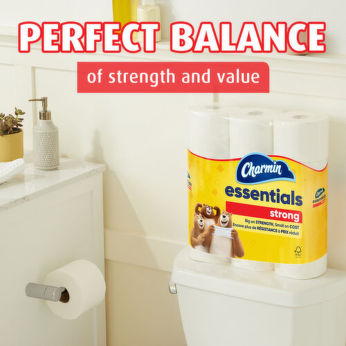 Charmin Essentials Strong Toilet Paper Mega Rolls