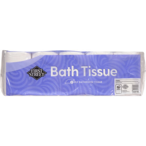 First Street Bath Tissue, 2 Ply