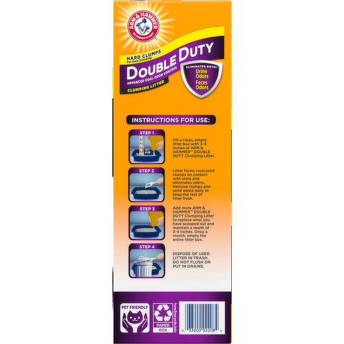 Arm & Hammer Clumping Litter, Double Duty, Scented