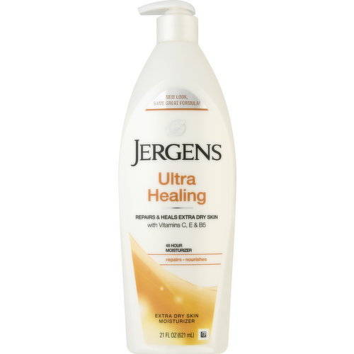 Jergens Moisturizer, Extra Dry Skin, Ultra Healing