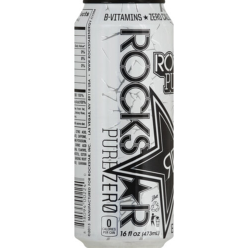 Rockstar Energy Drink, Silver Ice