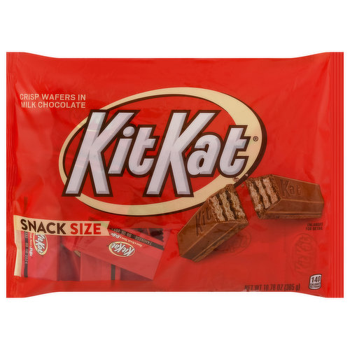 Kit Kat Crisp Wafers, Milk Chocolate, Snack Size