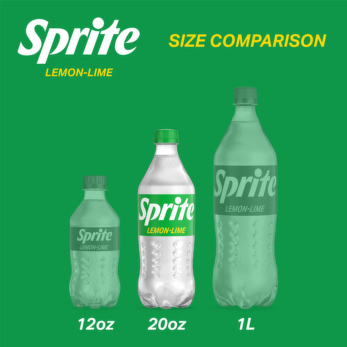 Sprite Lemon Lime Soda Soft Drink 20 fl oz, 24 pack