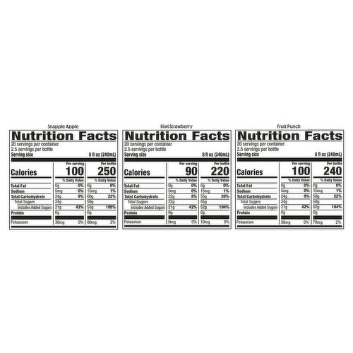 Snapple Assorted Juice Drink Variety Pack