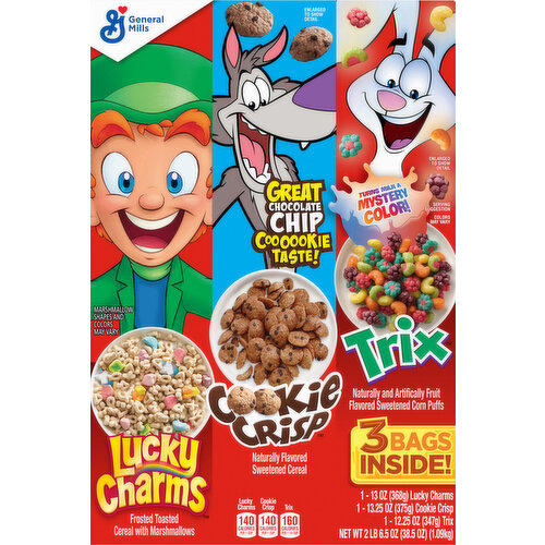 General Mills Lucky Charms/Cookie Crisp/Trix Cereal