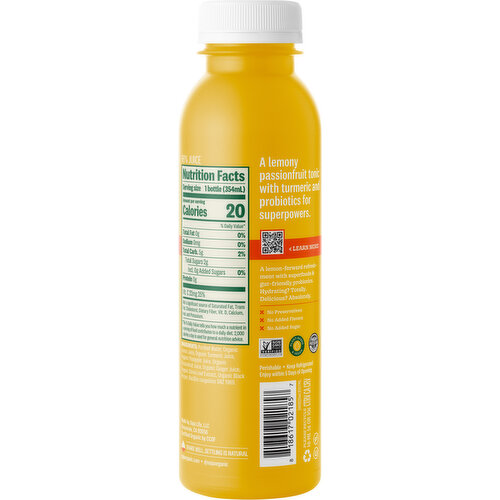 Suja Organic Probiotic Juice Drink, No Added Sugar, Turmeric Love