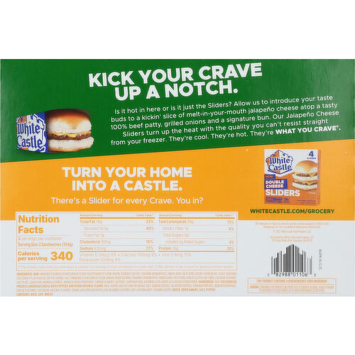 White Castle Jalapeno Cheese Sliders