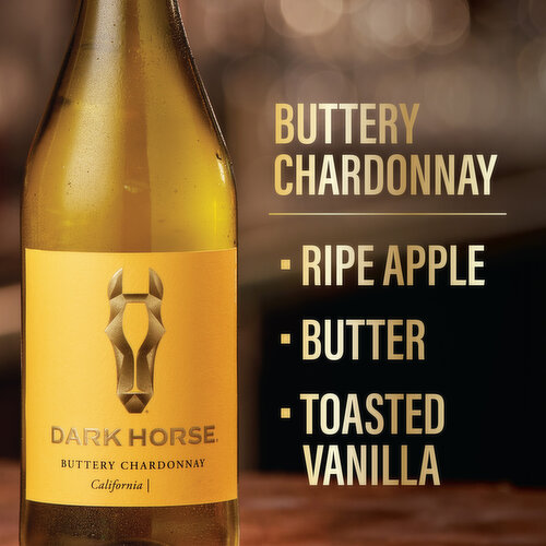 Dark Horse Buttery Chardonnay White Wine 750ml