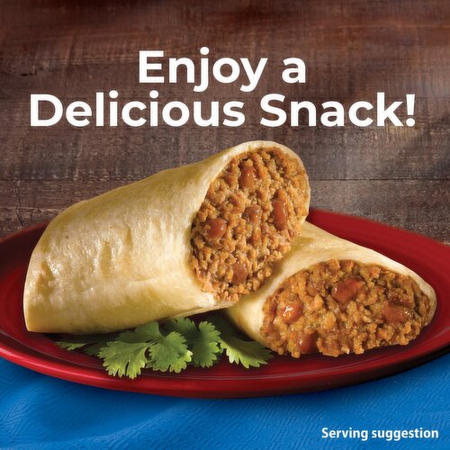 El Monterey Beef & Bean Chimichangas, 8 Count (Frozen)