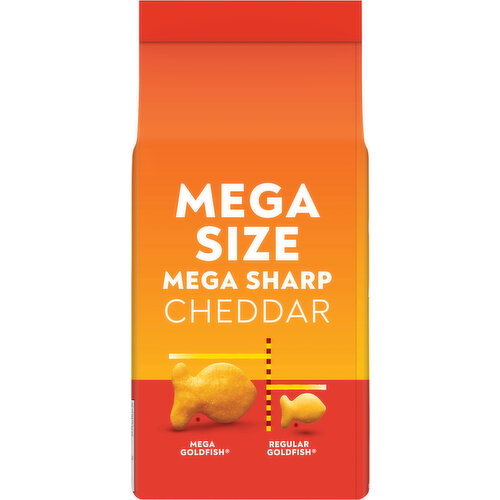 Goldfish Sharp Cheddar Mega Baked Snack Crackers