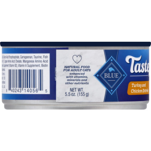 Blue Buffalo Cat Food, Turkey and Chicken Entree, Pate