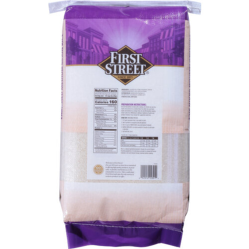 First Street Rice, Medium Grain, Enriched, Calrose