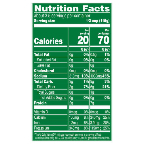 Del Monte Leaf Spinach